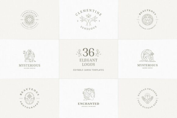 36 Elegant Logo Templates | Canva for Soulful Brands