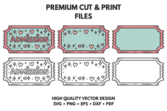 Adorable Ticket Templates for Creative Projects