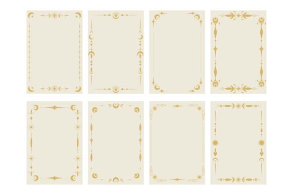 Blank Tarot Frame Templates: Your Celestial Design Toolkit