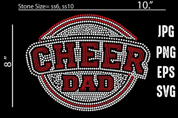 Cheer Dad Rhinestone Templates: Sparkle in Every Design