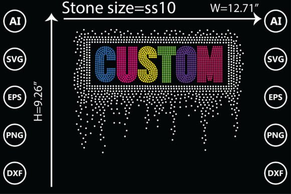 Custom Rhinestone Templates Design: Sparkle Meets Strategy