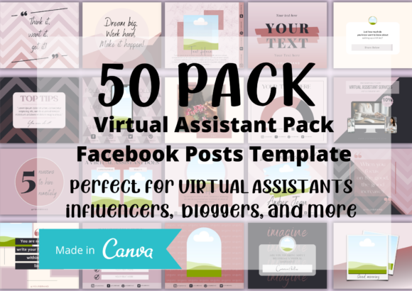 Effortless Branding: VA Facebook Post Templates