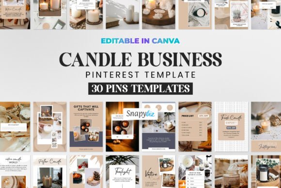Elevate Your Candle Shop with Smart Pinterest Templates