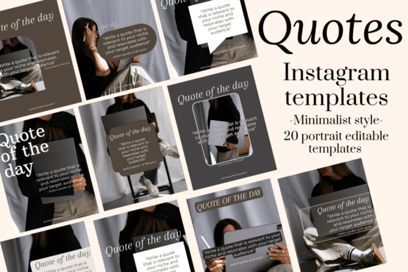 Elevate Your Feed: The Power of Minimalist Instagram Quotes Templates