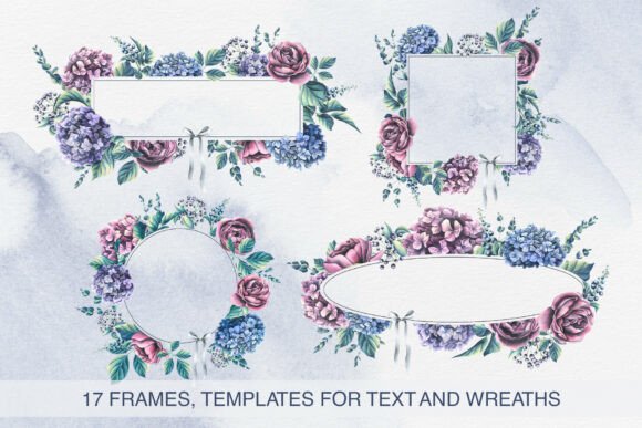 Elevate Your Wedding Stationery with Hydrangea Frames
