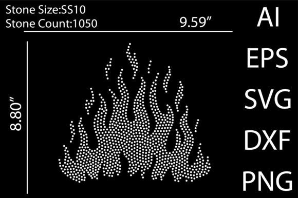 Fire Rhinestone Templates: Ignite Your Design Projects