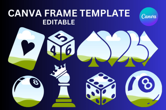 Level Up Your Visuals with Games Canva Frame Templates