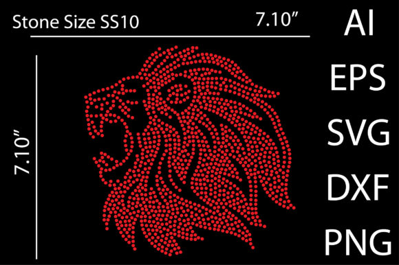 Lion Rhinestone Templates: Unleash Bold, Sparkling Designs