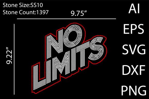 No Limits Rhinestone Templates Design: A Sparkle for Every Project