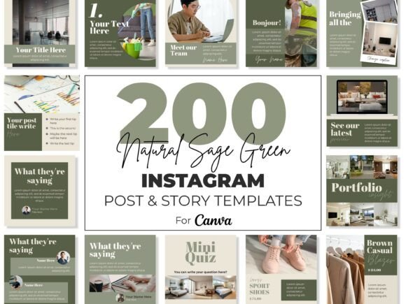 Sage Green Canva Templates: A Calming, Professional Edge for Your Brand
