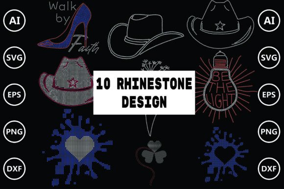 Unlock Creative Potential with Premium Rhinestone Templates Design