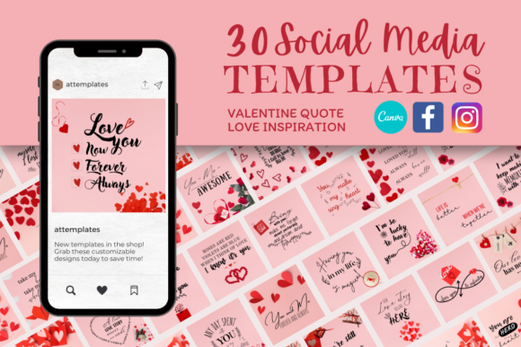 Valentine Love Quotes Canva Templates: Your Guide to Romantic Social Media Design