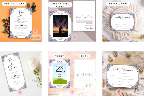 Wedding Invitation Templates Mini Bundle: Elegant Design Made Simple